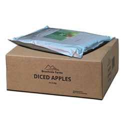 BROOKVALE FARMS 3.2KG DICED APPLE POUCH