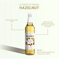 MONIN 1LT HAZELNUT SYRUP