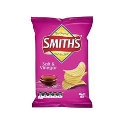 SMITHS 90G x 18 SALT & VINEGAR CHIPS*