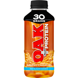 OAK PLUS 6 X 500ML SALTED CARAMEL PROTEIN MILK*