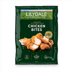 LILYDALE 1KG CRUMBED CHICKEN BITES*