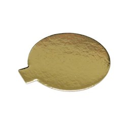 80MM GOLD CAKE TABS (50)*