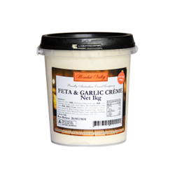 WOM 1KGx6 GF FETA AND GARLIC CREME*