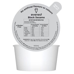 EF 100MLx24 BLACK SESAME DIXIE CUPS*