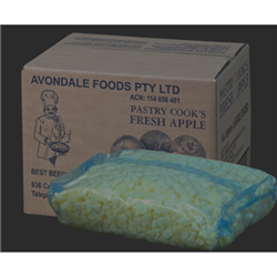 AVONDALE 10KG 14-16MM FRESH DICED APPLE