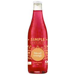 SIMPLE 330ML X 12 ORGANIC BLOOD ORANGE
