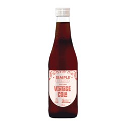 SIMPLE 330ML X 12 ORGANIC VINTAGE COLA