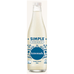 SIMPLE 330ML X 12 ORGANIC SPARKLING LEMONADE