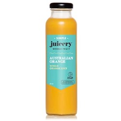 SIMPLE 325ML X 12 JUICERY AUSTRALIAN ORANGE