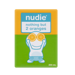 NUDIE KIDS 200ML X 10 2 ORANGES