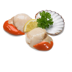 SS 1KG 30/40 SCALLOPS ROE ON IQF "YOKO"