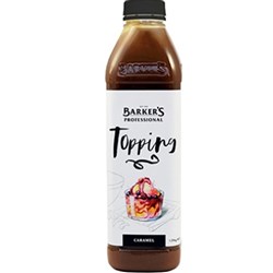 BARKER'S 1.25KG PROF CARAMEL TOPPING