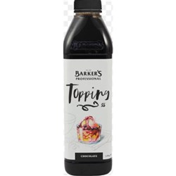 BARKER'S 1.25KG PROF CHOCOLATE TOPPING