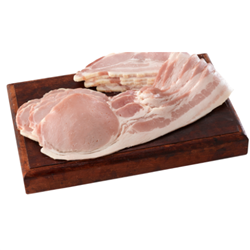 PRIMO 52633 GF 2.5KG LONG RINDLESS BACON FROZEN