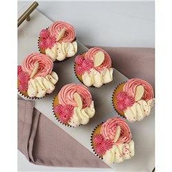 SBN MOTHER'S DAY VANILLA MALT CUPCAKES (6)*
