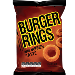 SMITHS 45G X 18 BURGER RINGS*