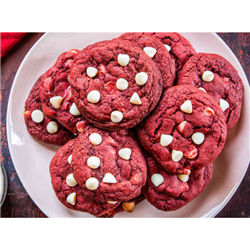 PRIESTLEYS 56GX11 GF RED VEL & WHITE CHOC COOKIE