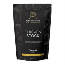 SAMPLE 500ML BONE ROASTERS CHICKEN STOCK GF