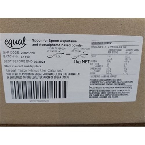 EQUAL 1KG SPOONFUL