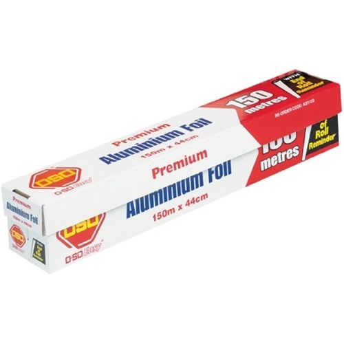 OSO PREM 150M X 44CM ALUM FOIL