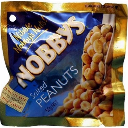 NOBBYS 50G x 12 SALT PEANUTS