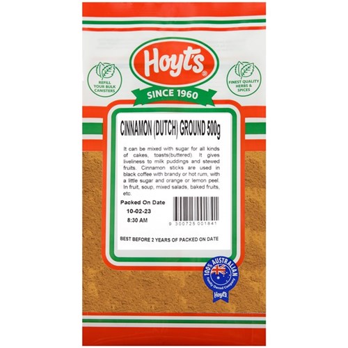 HOYTS 500G GROUND CINNAMON