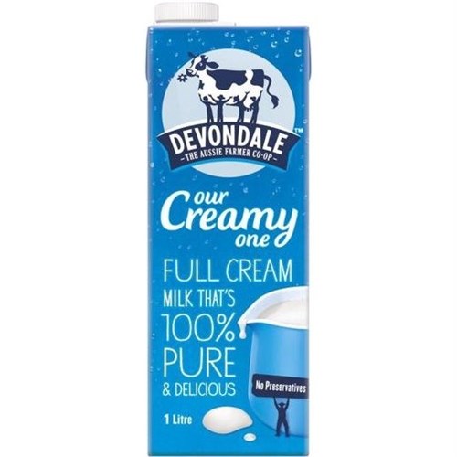 DEVONDALE 1LTx10 UHT FULL CREAM MILK