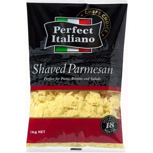 PERFECT ITALIANO 1KG SHAVED PARMESAN CHEESE