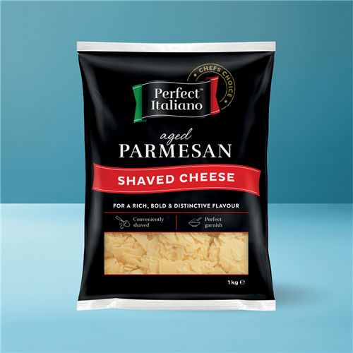 PERFECT ITALIANO 1KG SHAVED PARMESAN CHEESE