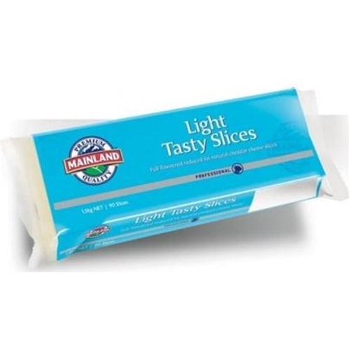 MAINLAND 1.5KG LITE & TASTY CHEESE SLICES