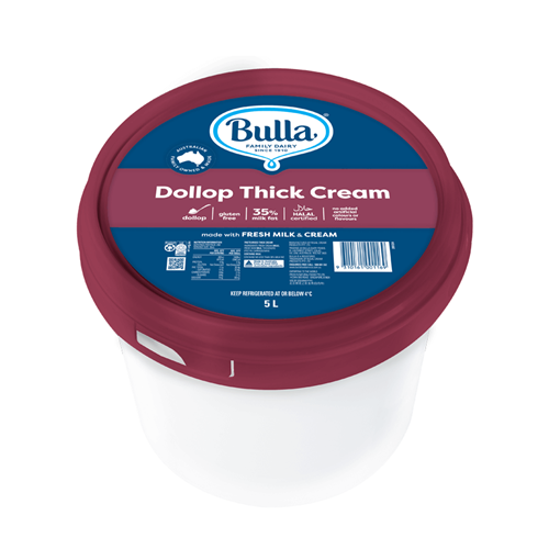 BULLA 5LT DOLLOP THICK CREAM