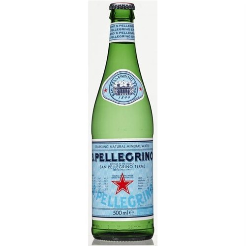 SAN PELL 500MLx24 SPARKLING MINERAL WATER