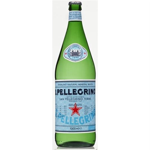 SAN PELL 1LTx12 SPARKLING MINERAL WATER