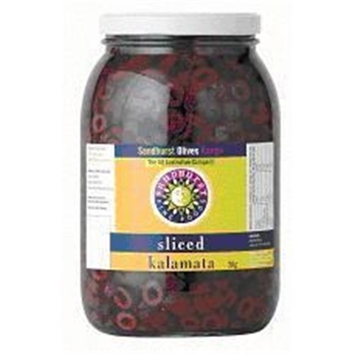 SF 2KG SLICED KALAMATA OLIVES