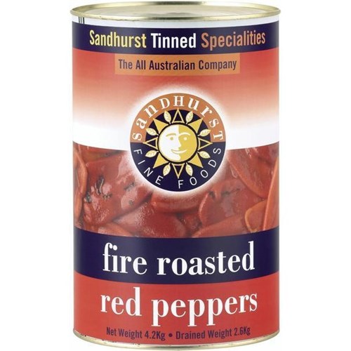 SF A12 FLAME ROAST WHOLE RED PEPPERS