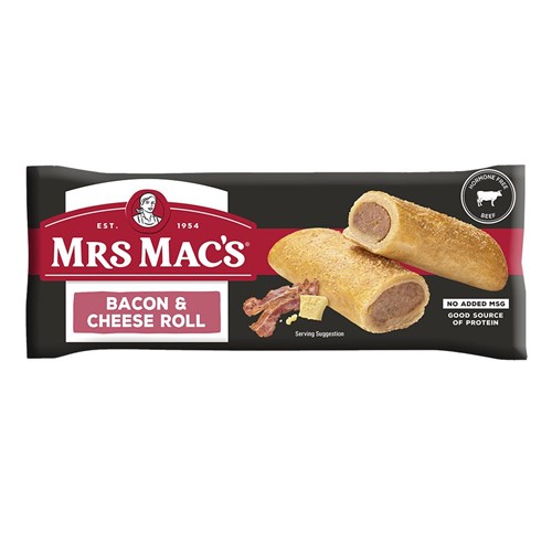 MRS 140Gx16 CHEESE & BACON SAUSAGE ROLL 45575