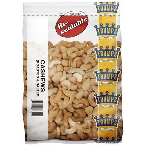 TRUMPS 1KG CASHEWS ROASTED & UNSALTED