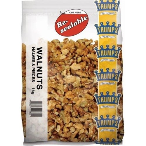 TRUMPS 1KG USA WALNUT HALVES&PIECE