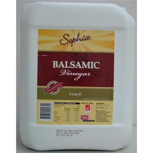 CHEFS CHOICE 5LT WHITE BALSAMIC VINEGAR