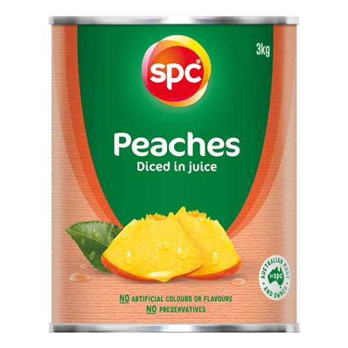 SPC 3KG DICED PEACHES
