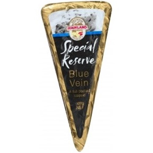 MAINLAND 100G x 15 BLUE VEIN WEDGE CHEESE
