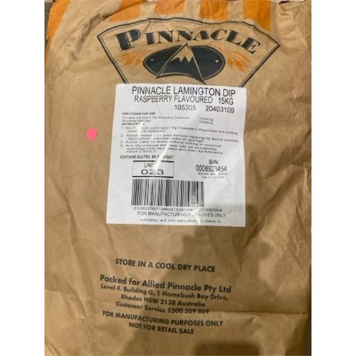 PIN 15KG RASP LAMINGTON DIP