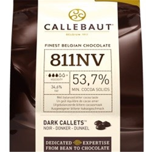 CALLEBAUT 10KG 53% DARK CHOCOLATE CALLETS
