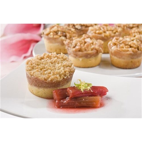 PRIESTLEYS 8 x GF DF APPLE & RHUBARB CRUMBLE 1-257