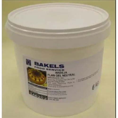 BAKELS 6KG HADEJA FLAN GEL NEUTRAL*