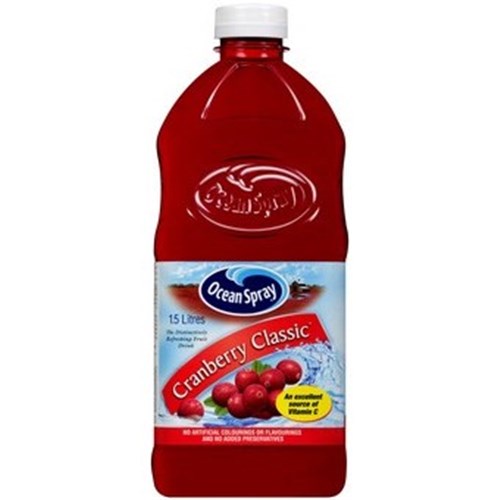 OCEAN SPRAY 1.5LTx8 CLASSIC CRANBERRY JUICE