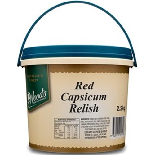 WOODS 2.4KG RED CAPSICUM RELISH