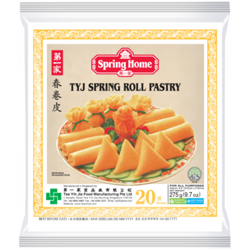 SPRING HOME 8.5INx20 SPRING ROLL PASTRY