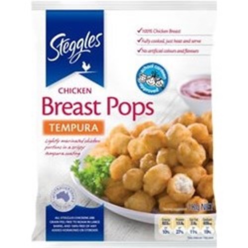 STEG 54293 1KG CHICKEN BREAST POPS