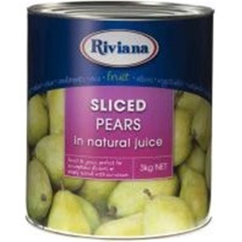 RIV 3KG NJ SLICED PEARS